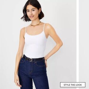 Ann Taylor Elegant White Camisole